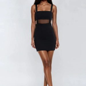 Cut-Out Sleeveless Mini Dress