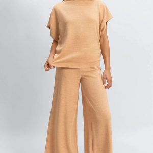 Mockneck Top and Pant Set
