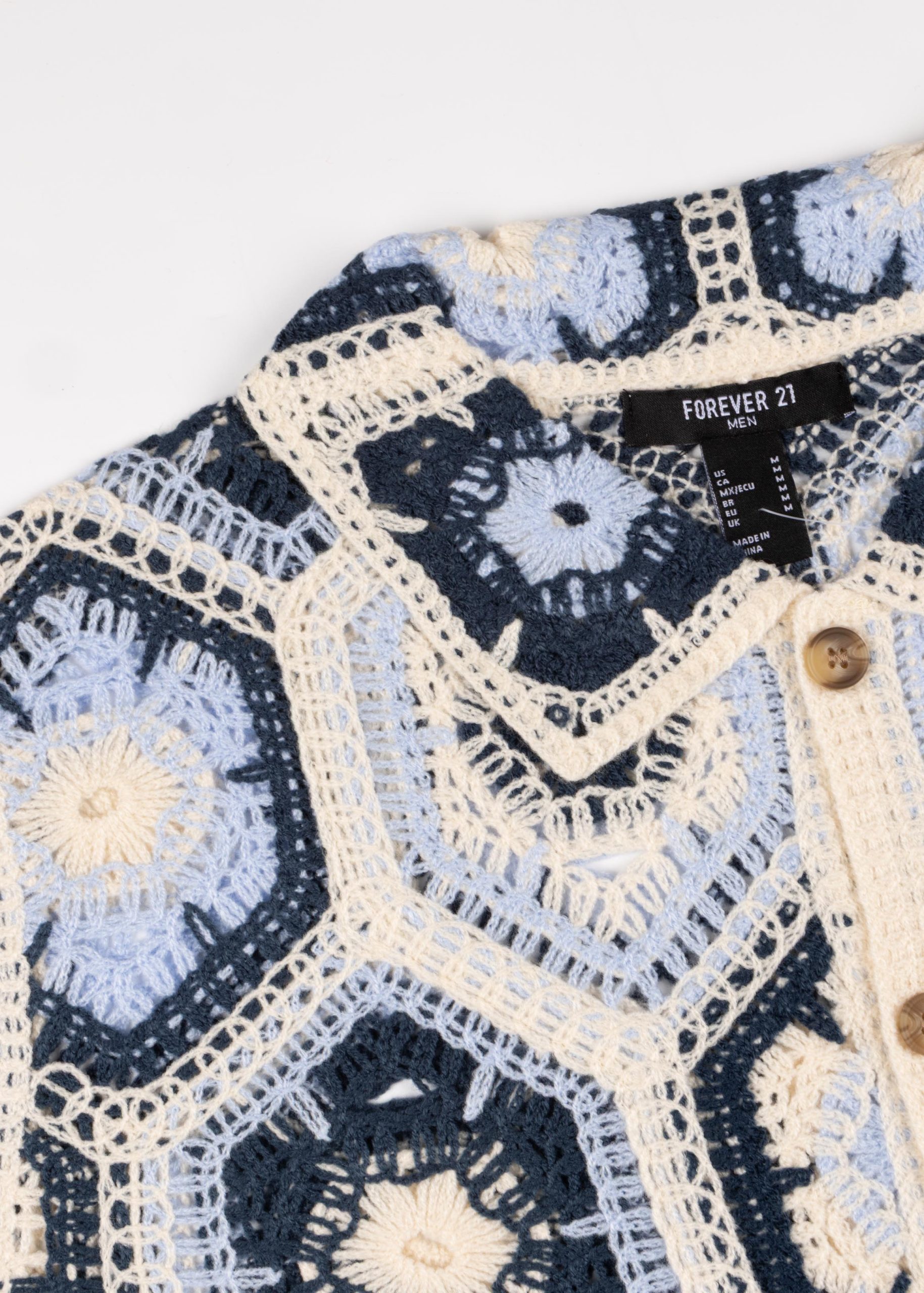 Crochet Button-Down Shirt - Image 5
