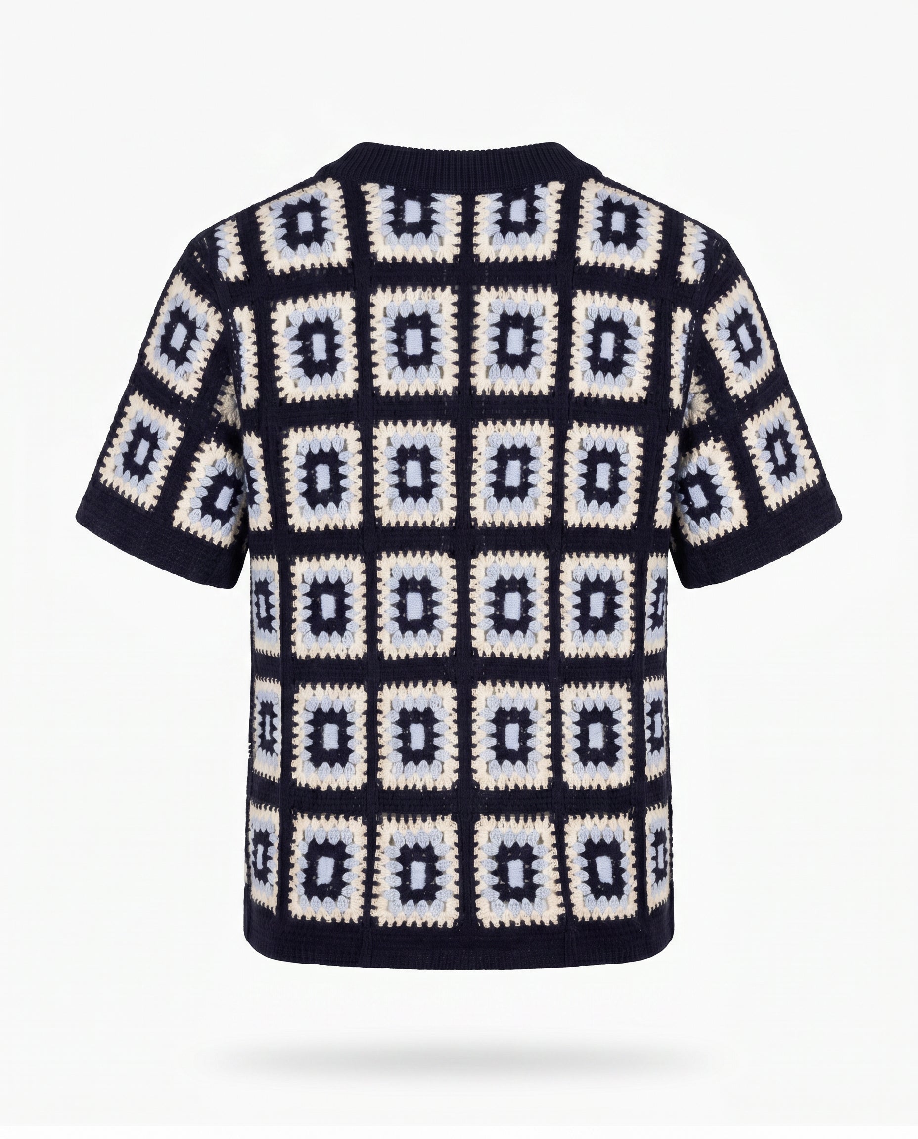 Crochet Button-Down Shirt - Image 3