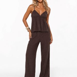 Wide Leg Lounge Pants