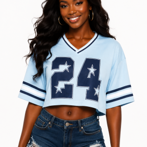 Sport Graphic Cropped Jersey Tee