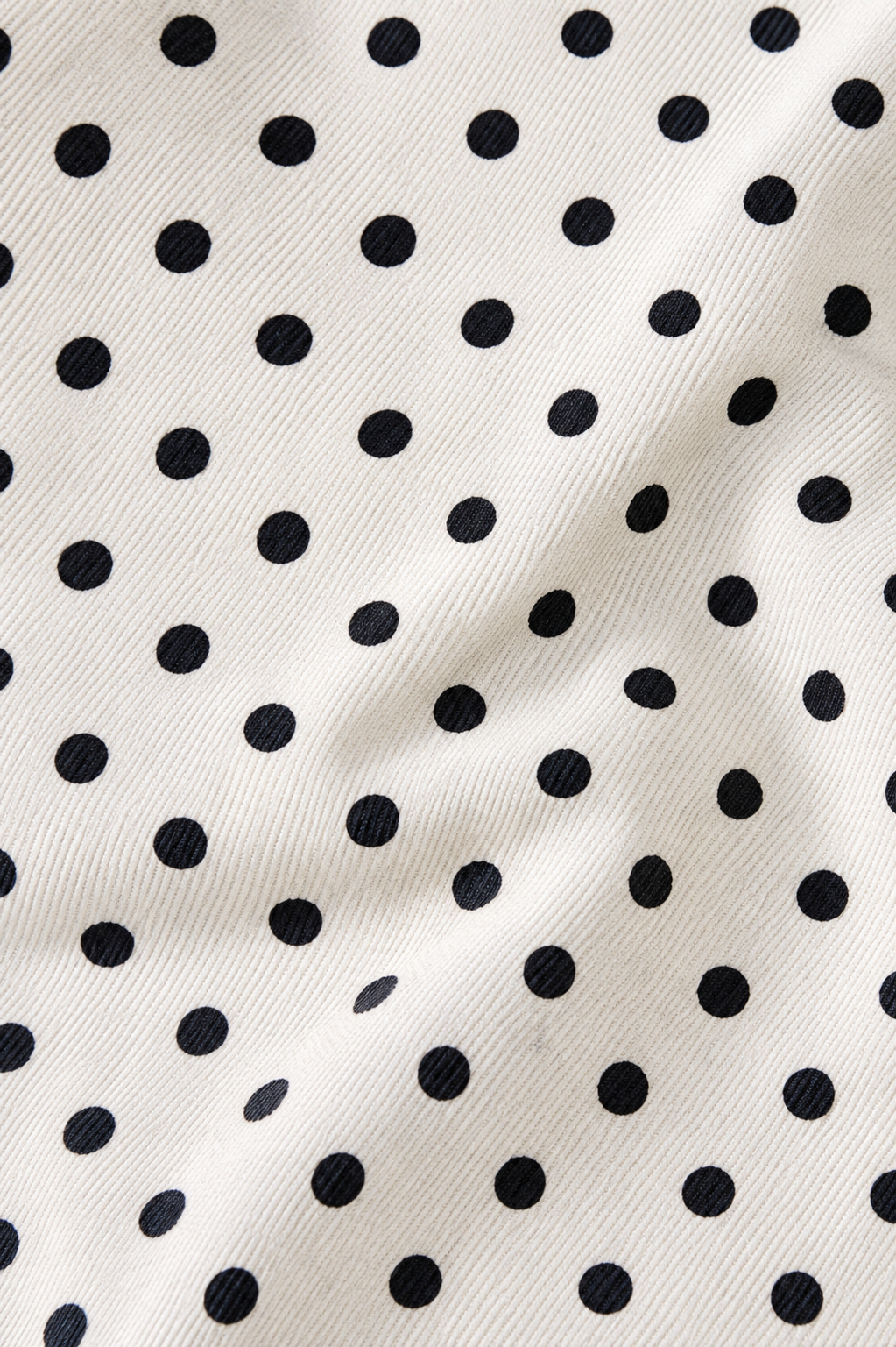 Polka Dot Drawstring Cropped Jacket - Image 7