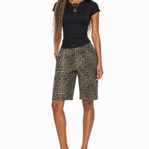 Denim Bermuda Shorts