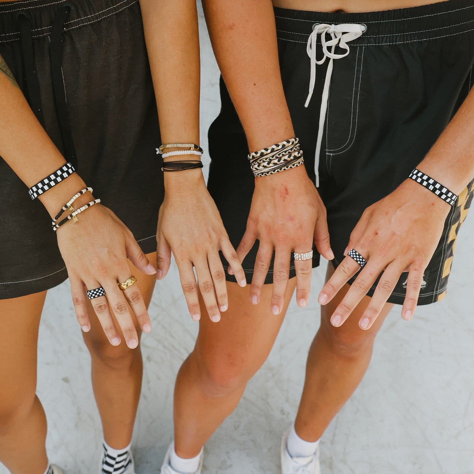 Gold Check Fidget Ring - Image 8