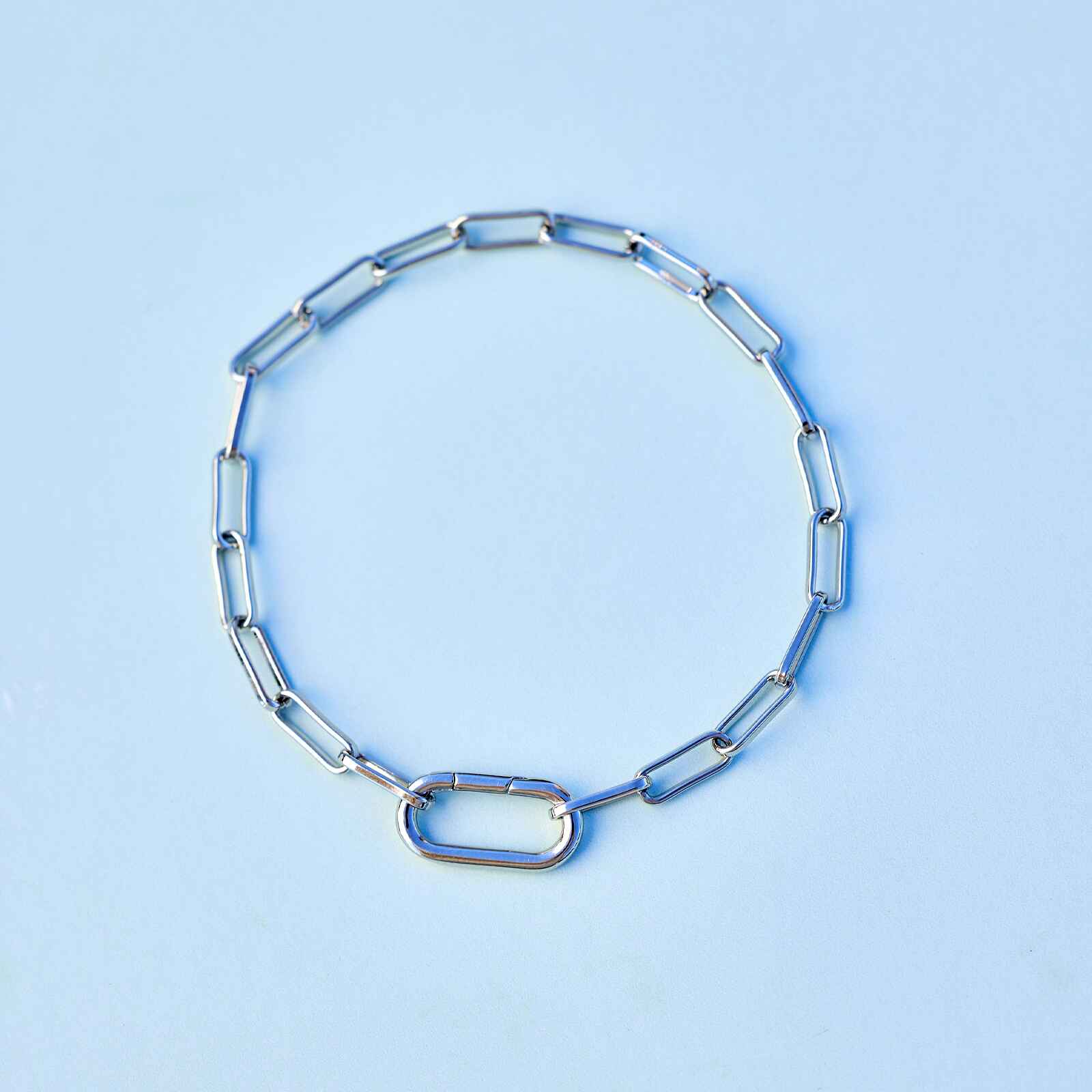 Harper Oval Charm Chain Bracelet - Image 10