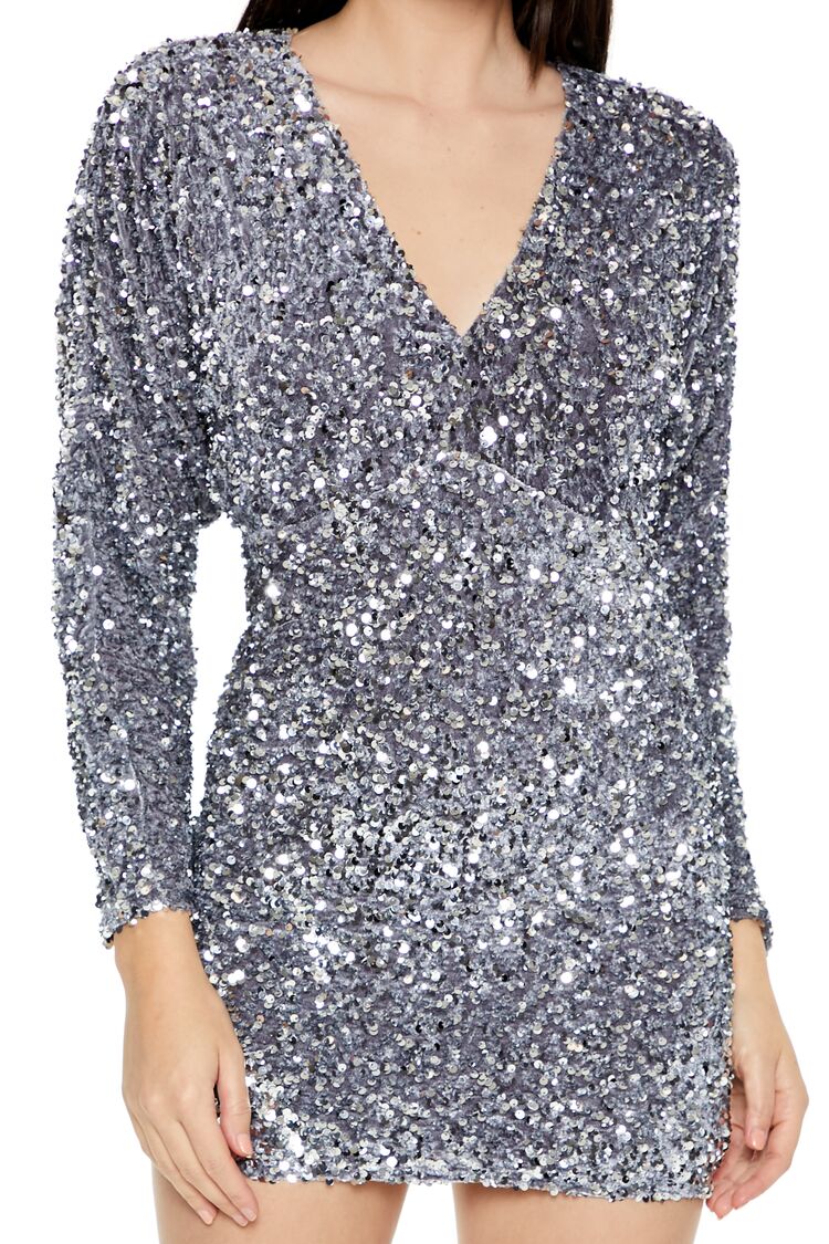 Sequin Mini Dress - Image 3