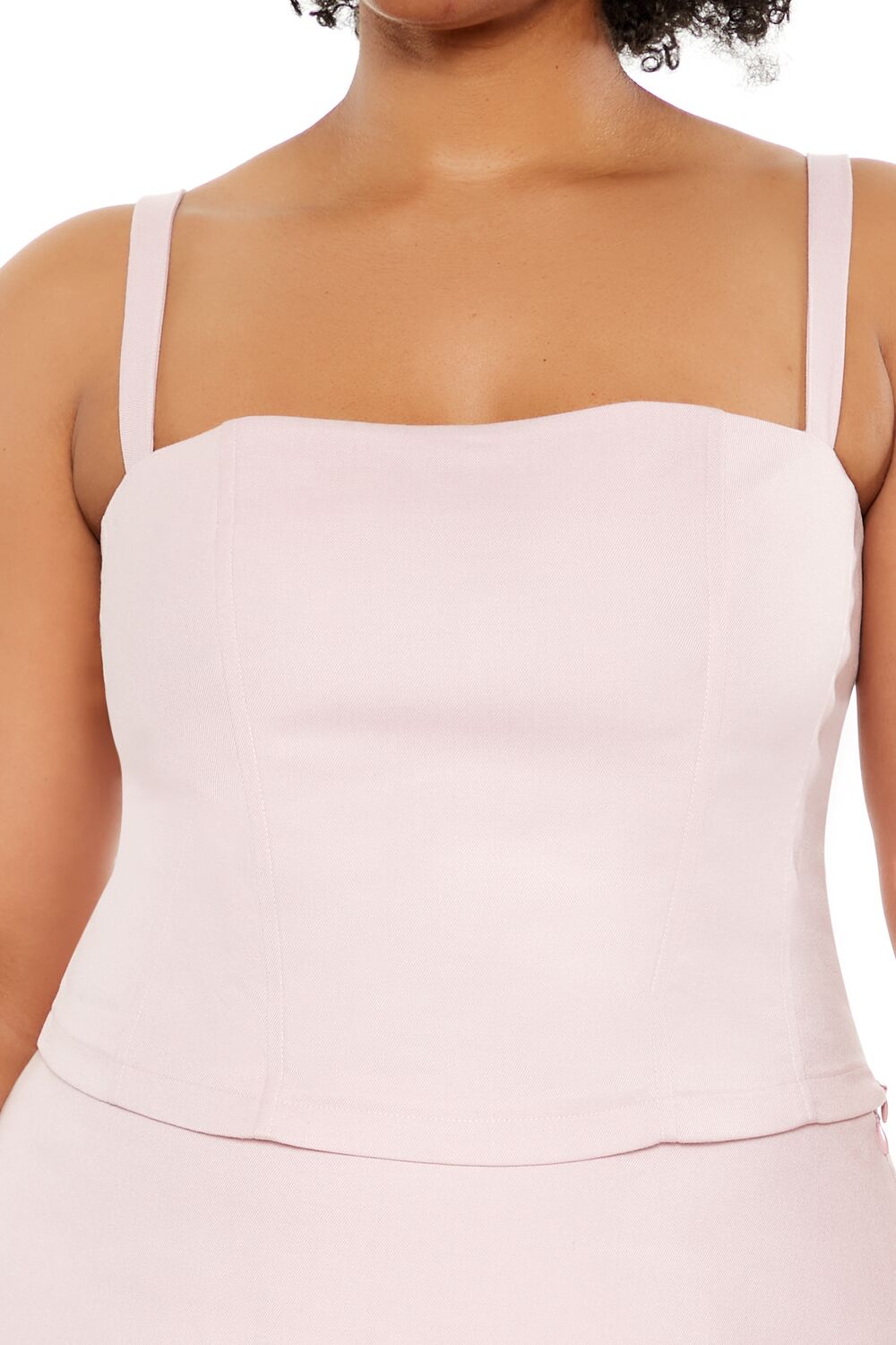 Plus Size Poplin Smocked Cami - Image 8