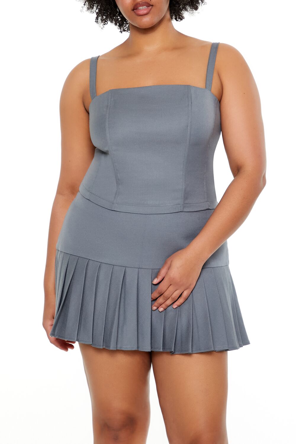 Plus Size Poplin Smocked Cami - Image 16