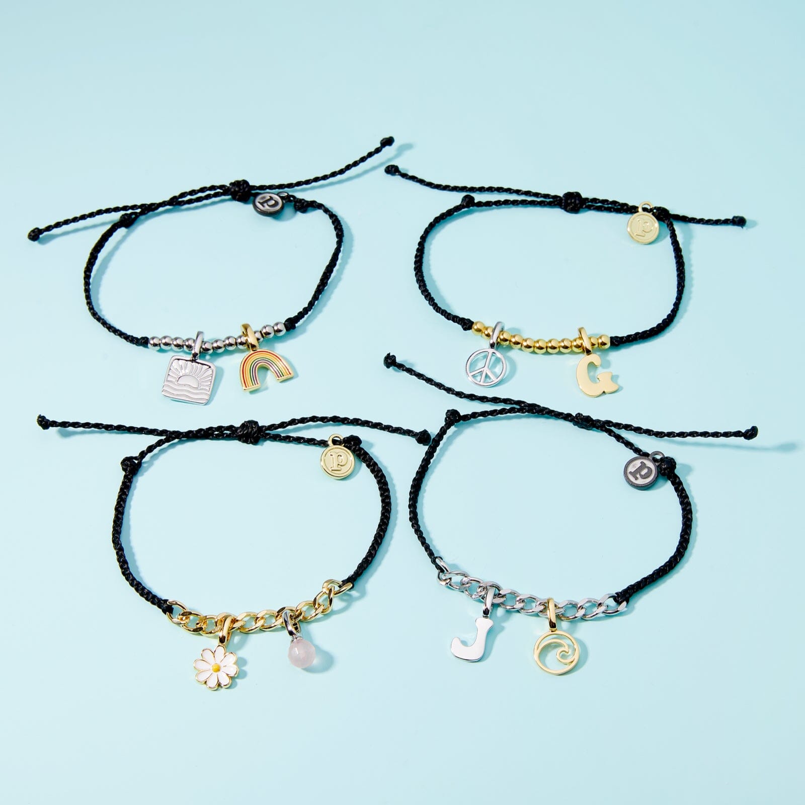 Harper Curb Chain String Bracelet - Image 9